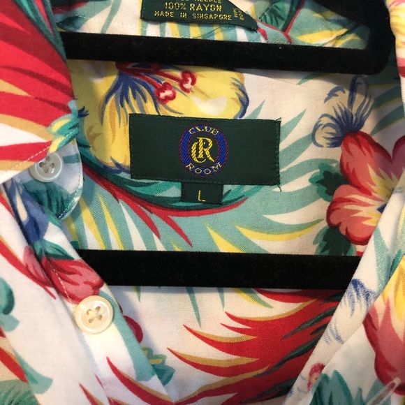 Club Room Hawaiian Shirt - Picture 3 of 3